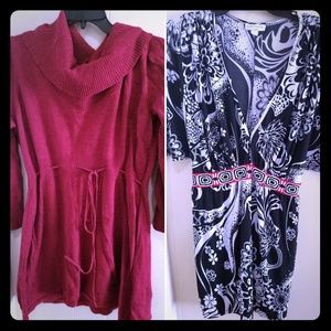 Two Maternity Shirts